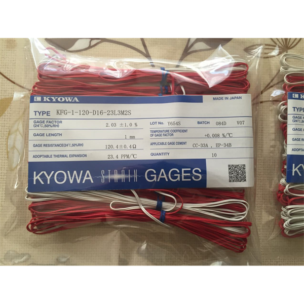 日本KYOWA共和配件耗材應(yīng)變片KFGS-2-120-C15-16 L30C2R