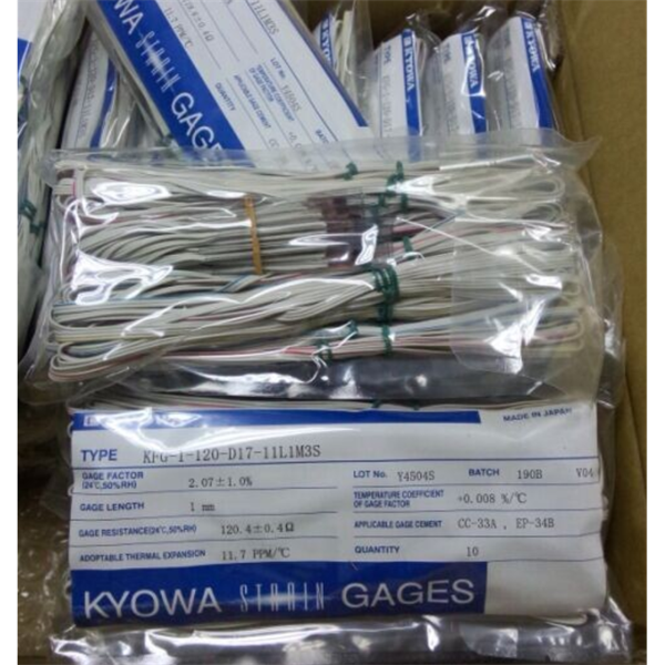 日本KYOWA共和配件耗材應(yīng)變片KFGS-2-120-C15-16 L30C2R