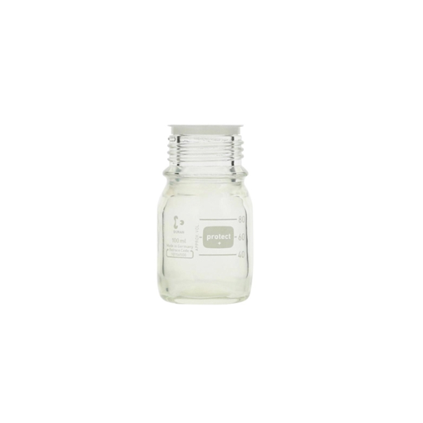 日本SIBATA柴田科學(xué)安全涂層螺口瓶寬口藍(lán)蓋017580-500 安培