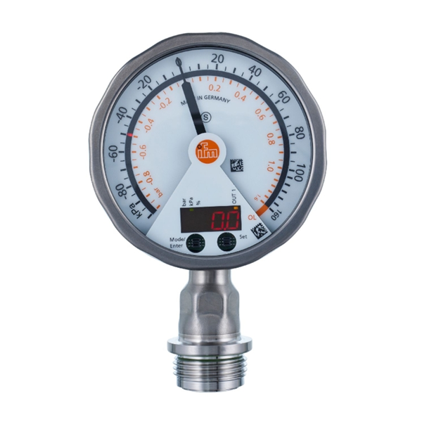 德國(guó)IFM易福門帶模擬顯示屏的齊平式壓力傳感器PG2737 PG-001-REA01-MFRKG/US/ /P