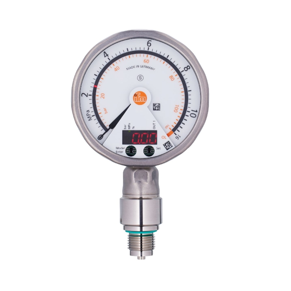 德國(guó)IFM易福門帶模擬顯示屏的齊平式壓力傳感器PG2737 PG-001-REA01-MFRKG/US/ /P