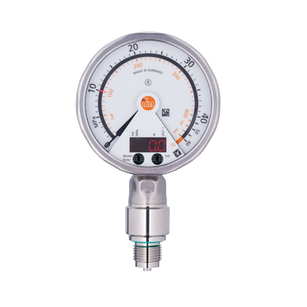 德國(guó)IFM易福門帶模擬顯示屏的齊平式壓力傳感器PG2737 PG-001-REA01-MFRKG/US/ /P