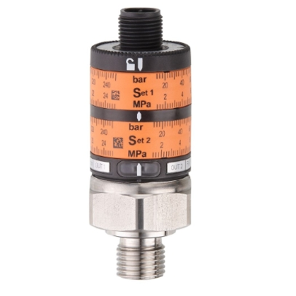 德國IFM易福門帶直觀開關點設定的壓力傳感器PK7520 PK-400-SFG14-QSPKG/US/ /W