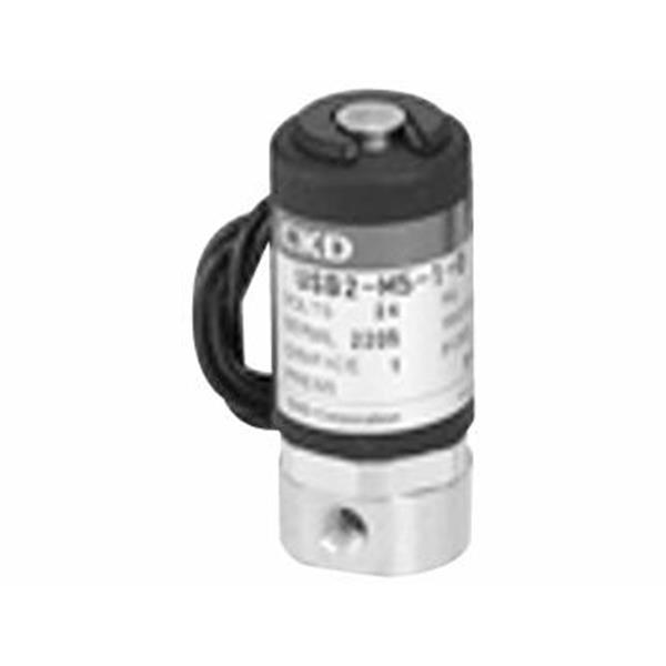 CKD喜開理多種流體小型直動式2通電磁閥USB2-M5-1-AC200V